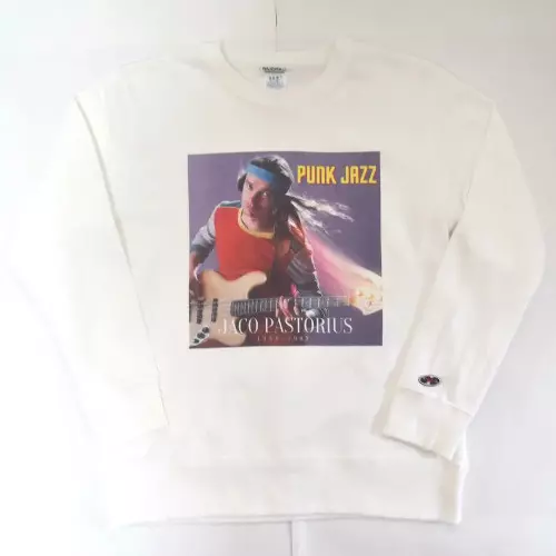 JACO PASTORIUS / ジャコ・パストリアス / ジャコスウェット/ホワイト/M