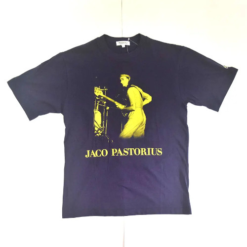 JACO PASTORIUS / ジャコ・パストリアス / ジャコTシャツ/ネイビー/LL