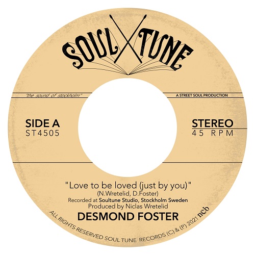 DESMOND FOSTER / LOVE TO BE LOVED (JUST BY YOU) (7")