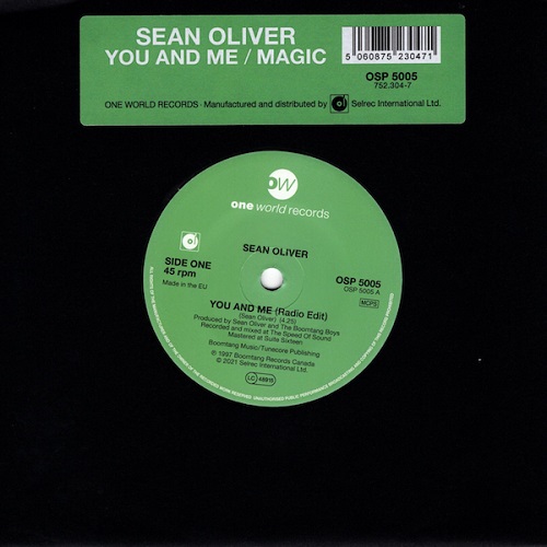 SEAN OLIVER / YOU AND ME (RADIO EDIT) / MAGIC (7")