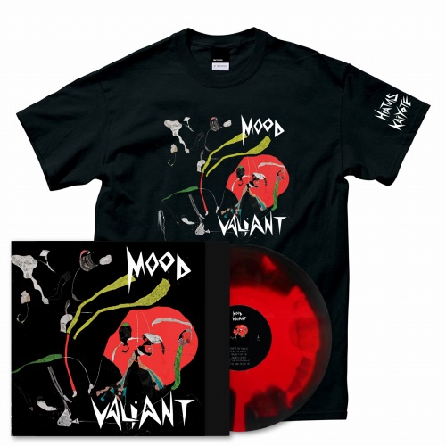 HIATUS KAIYOTE / ハイエイタス・カイヨーティ / Mood Valiant "LP+Tシャツ(Lサイズ)" (RED IN BLACK INKSPOT VINYL)