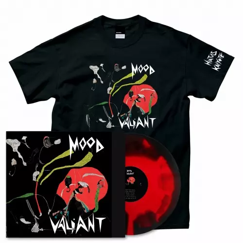 HIATUS KAIYOTE / ハイエイタス・カイヨーティ / Mood Valiant "LP+Tシャツ(Mサイズ)" (RED IN BLACK INKSPOT VINYL)