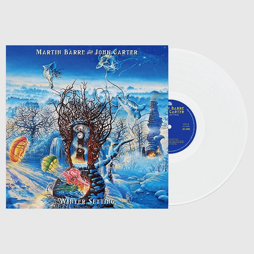MARTIN BARRE & JOHN CARTER / MARTIN BARRE/JOHN CARTER / WINTER SETTING: LIMITED WHITE COLORED VINYL - 180g LIMITED VINYL