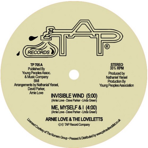 ARNIE LOVE & THE LOVELETTS / INVISIBLE WIND / ME,MYSELF & I / WE HAD ENOUGH (12")