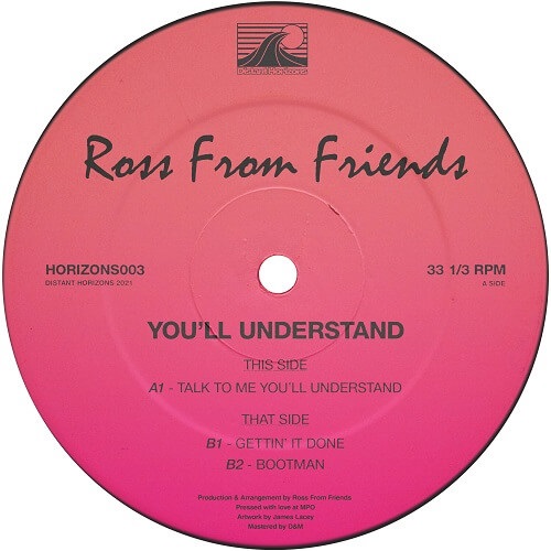 ROSS FROM FRIENDS / ロス・フロム・フレンズ / YOU'LL UNDERSTAND (2021 REPRESS/PINK LABEL)