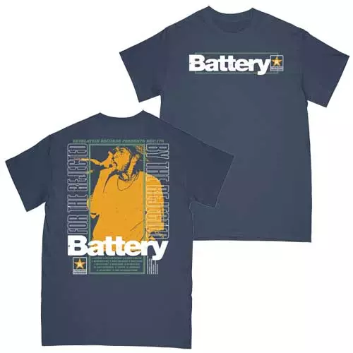 BATTERY / バッテリー / XL / FOR THE REJECTED BY THE REJECTED (BLUE DUSK)