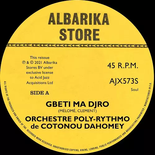 ORCHESTRE POLY-RYTHMO DE COTONOU / オルケストル・ポリ=リトゥモ・ド・コトヌー / GBETI MA DJRO / ANGELINA II