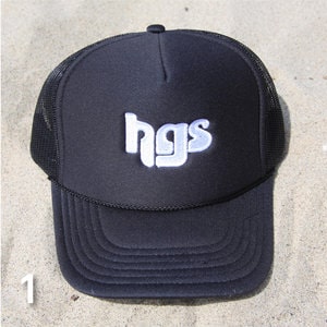 DJ HARVEY / DJハーヴィー / HGS LOGO - TRUCKER SNAP-BACK CAP 1(Blackball)