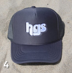 DJ HARVEY / DJハーヴィー / HGS LOGO - TRUCKER SNAP-BACK CAP 4(Charcoal)