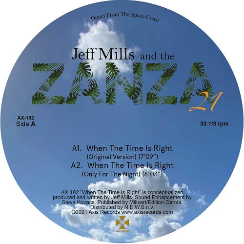 JEFF MILLS AND THE ZANZA 21 / ジェフ・ミルズ・アンド・ザ・ザンザ21 / WHEN THE TIME IS RIGHT