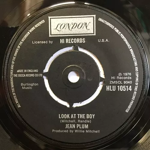 JEAN PLUM / LOOK AT THE BOY