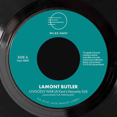 LAMONT BUTLER / UNGODLY WAR (AL KENT'S HEAVENLY EDIT) / GET UP AND PRAISE THE LORD (7")