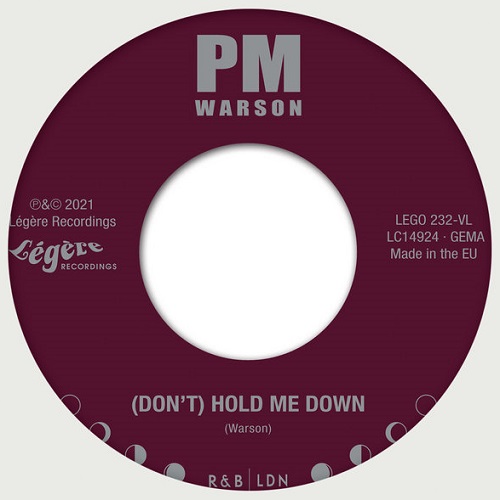 PM WARSON / (DON'T) HOLD ME DOWN / IN CONVERSATION (7")