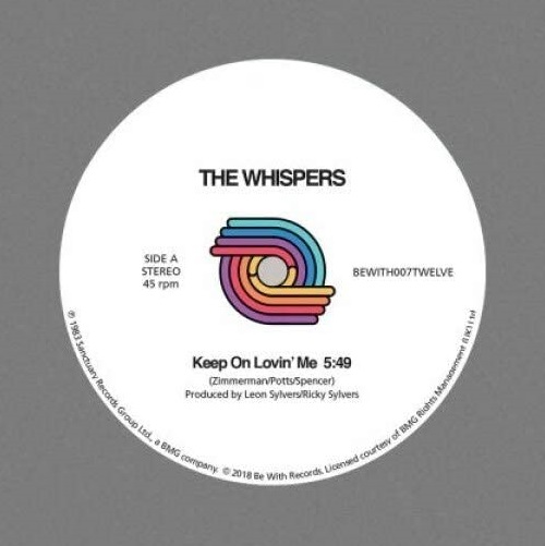 WHISPERS / ウィスパーズ / KEEP ON LOVIN' ME / TURN ME OUT (2nd PRESS12")