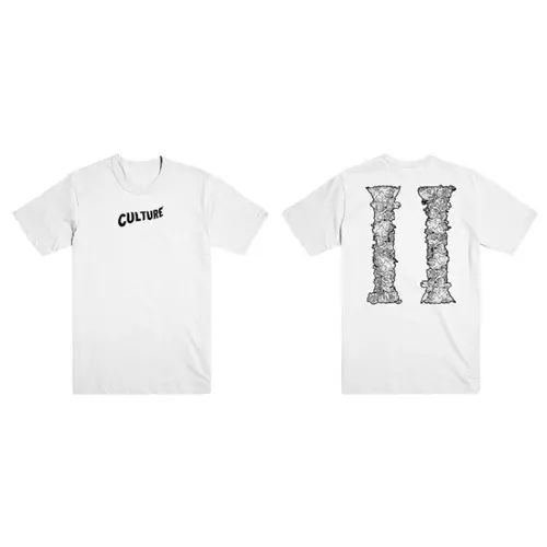 MIGOS / ミーゴス / Migos Culture Columns Outline S/S Tee (White M)