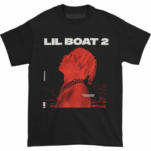 LIL YACHTY / RED NEGATIVE SHORT SLEEVE TEE  (M)