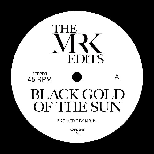 MR.K (DANNY KRIVIT) / ミスター・ケー / BLACK GOLD OF THE SUN/ PASTIME PARADISE (7")