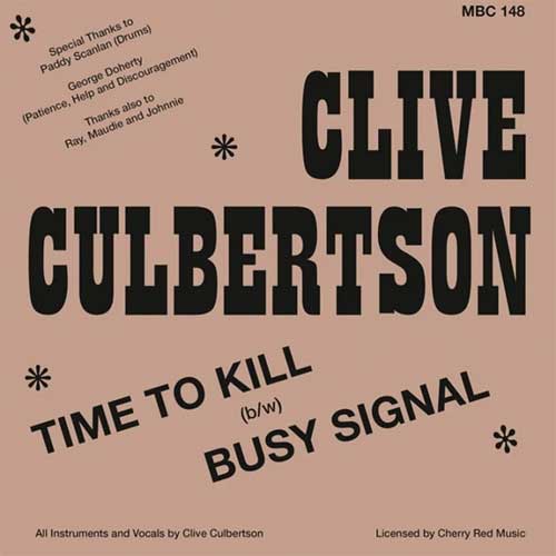 CLIVE CULBERTSON   Time To Kill  CD 廃盤