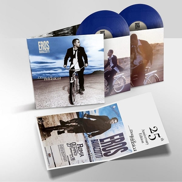 EROS RAMAZZOTTI / エロス・ラマゾッティ / DOVE C'E MUSICA - 25TH ANNIVERSARY EDITION (180 GR. VINYL BLUE)