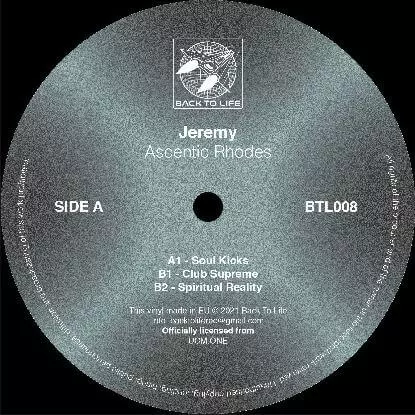 JEREMY (TIMEWRITER) / ASCENTIC RHODES