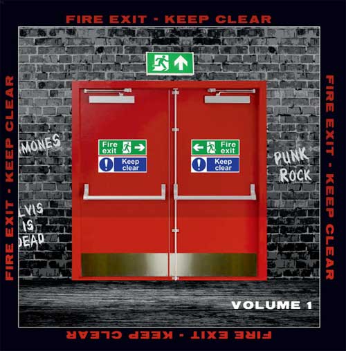 FIRE EXIT / KEEP CLEAR : VOLUME 1 (LP/RED VINYL)