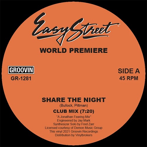 WORLD PREMIERE / SHARE THE NIGHT (CLUB MIX) / SHARE THE NIGHT (BREAKDOWN MIX) (12")
