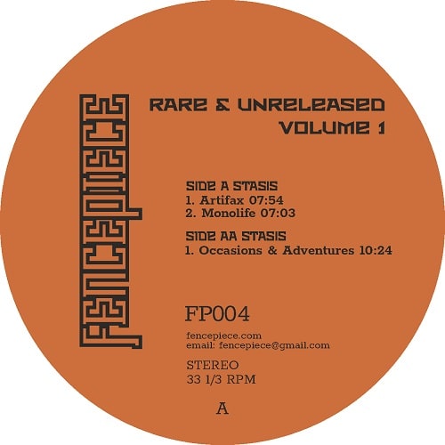 STASIS / ステイシス / RARE AND UNRELEASED VOL.1
