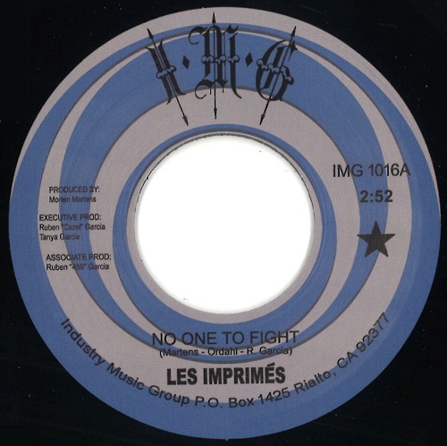 LES IMPRIMES / レ・アンプリメ / NO ONE TO FIGHT / NO ONE TO FIGHT (INSTRUMENTAL) (7")