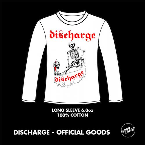 DISCHARGE / ディスチャージ / L/REAPER LONG SLEEVE (WHITE)