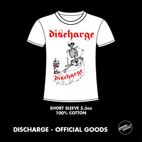 DISCHARGE / ディスチャージ / L/REAPER T-SHIRT (WHITE)