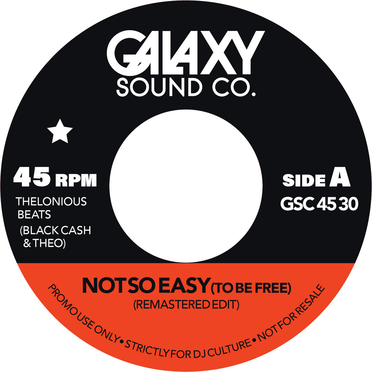GALAXY SOUND CO / NOT SO EASY (TO BE FREE KLAN EDITS) / OUR LIVES ARE SHAPED (7")