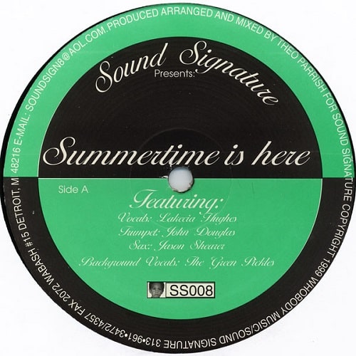 THEO PARRISH / セオ・パリッシュ / SUMMERTIME IS HERE (REISSUE)