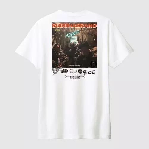BUDDHA BRAND aka ILLMATIC BUDDHA MC'S / BUDDHA BRAND / 『これがブッダブランド!』LPバージョン Tシャツ + アルバム全曲音源ダウンロード付き (White S)