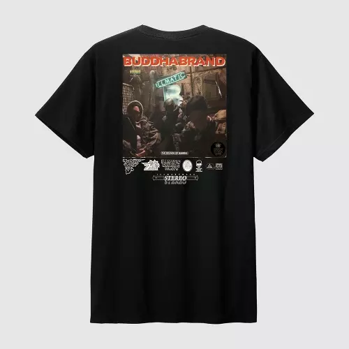 BUDDHA BRAND aka ILLMATIC BUDDHA MC'S / BUDDHA BRAND / 『これがブッダブランド!』LPバージョン Tシャツ + アルバム全曲音源ダウンロード付き (Black L)