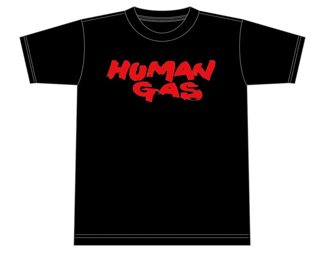 HUMAN GAS / HUMAN GAS T-SHIRT(RED PRINT/L)
