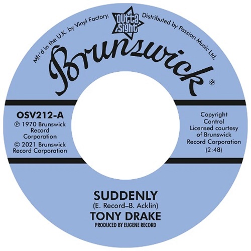 TONY DRAKE / GENE CHANDLER / SUDDENLY / MY BABY'S GONE (7")