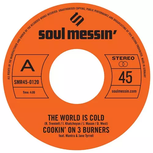 COOKIN' ON 3 BURNERS / クッキン・オン・スリー・バーナーズ / WORLD IS COLD / MS. FAT BOOTY (7")