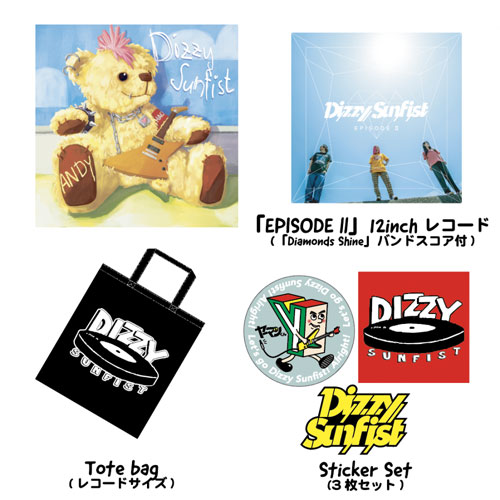 Dizzy Sunfist / ANDY(CD+LP+トートバック+ステッカー3枚付き)