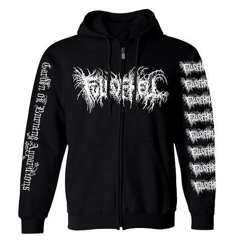 FULL OF HELL / L/GARDEN OF BURNING APPARITIONS HOODIE