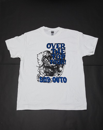 S.O.B / OUTO / XL / OVER THE TOP TOUR TEE (WHITE X BLUE)