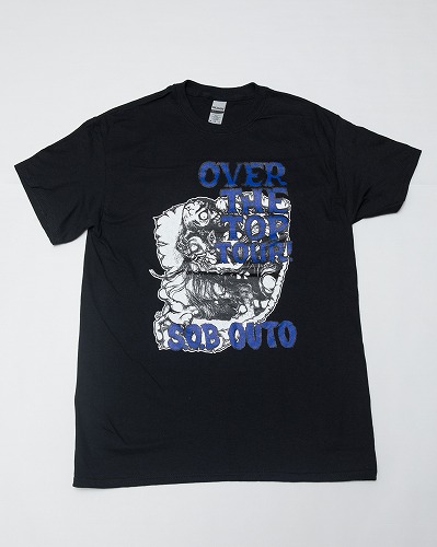 S.O.B / OUTO / L / OVER THE TOP TOUR TEE (BLACK X BLUE)