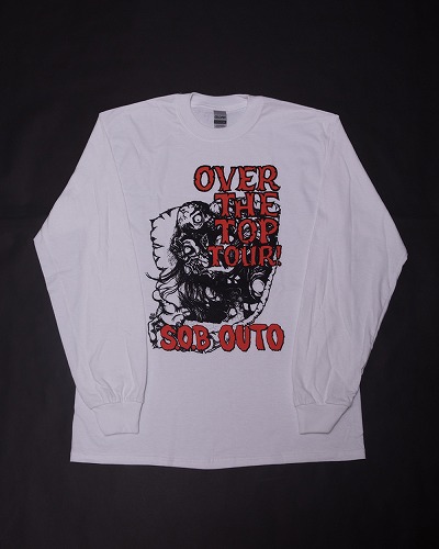 S.O.B / OUTO / S / OVER THE TOP TOUR TEE LONG TEE (WHITE X RED)