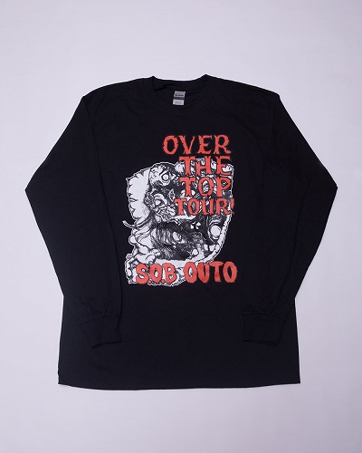 S.O.B / OUTO / S / OVER THE TOP TOUR TEE LONG TEE (BLACK X RED)