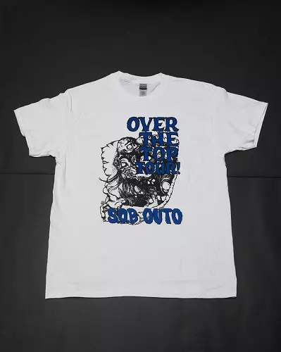S.O.B / OUTO / S / OVER THE TOP TOUR TEE (WHITE X BLUE)