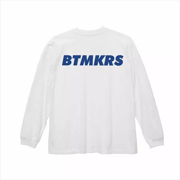 ASTROLLAGE / BTMKRS Long T-shirts WHITE/NAVY SIZE:S / BTMKRS Long T-shirts WHITE/NAVY SIZE:S