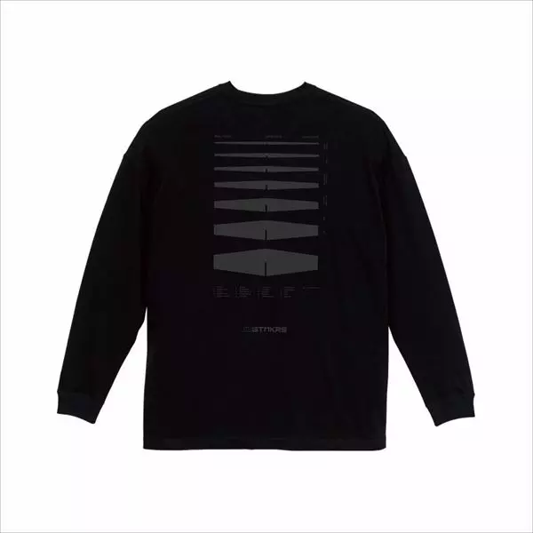ASTROLLAGE / BTMKRS Pad Long T-shirts BLACK/DARK GRAY SIZE:L