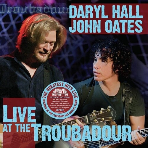 DARYL HALL AND JOHN OATES / ダリル・ホール&ジョン・オーツ / LIVE AT THE TROUBADOUR(3LP)