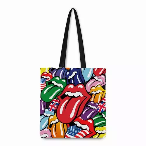 ROLLING STONES TONGUES COTTON TOTE BAG/ROLLING STONES/ローリング
