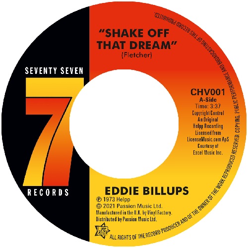 EDDIE BILLUPS / SHAKE OFF THAT DREAM / TRY SOMETHING NEW (7")