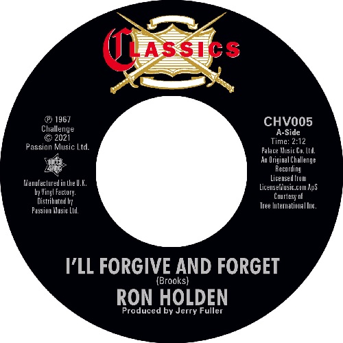 RON HOLDEN / JERRY FULLER / I'LL FORGIVE AND FORGET / DOUBLE LIFE (7")